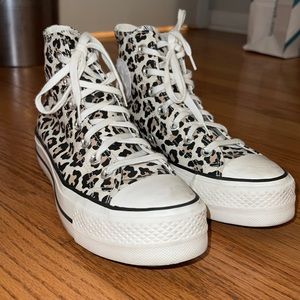 Leopard Print Converse
